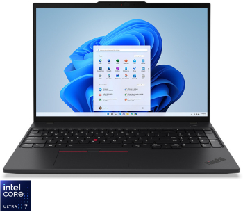 Laptop Lenovo ThinkPad T16 Gen 3 WUXGA IPS Intel Core Ultra 7 155U 64GB DDR5 1TB SSD Intel Graphics Win 11 Pro Black 