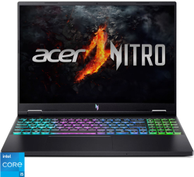 Laptop Gaming Acer Nitro 16 IPS 165Hz Intel Core i5 14450HX 16GB DDR5 512GB SSD GeForce RTX 4060 8GB No OS Obsidian Black 