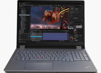 Laptop Lenovo ThinkPad P16 Gen 2 Intel Core i7-14700HX 16inch RAM 64GB SSD 1TB nVidia RTX 3500 12GB Windows 11 Pro Storm Grey 